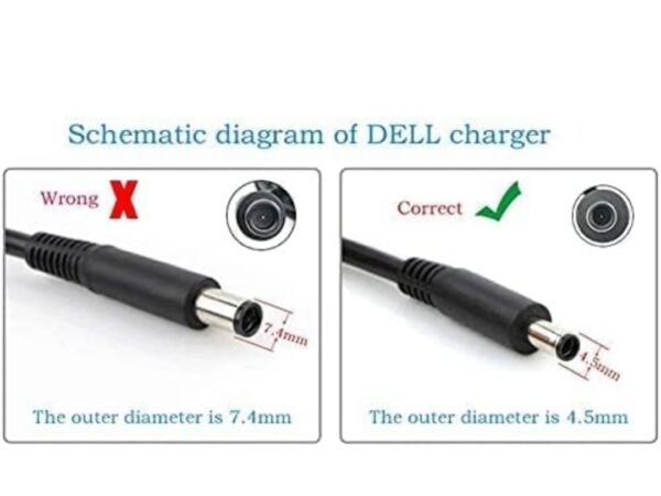 Dell 65W 4.5mm Pin Laptop Charger ( refurbished) - Image 5